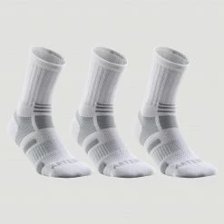 ARTENGO High Tennis Socks RS 560 Tri-Pack Snow white