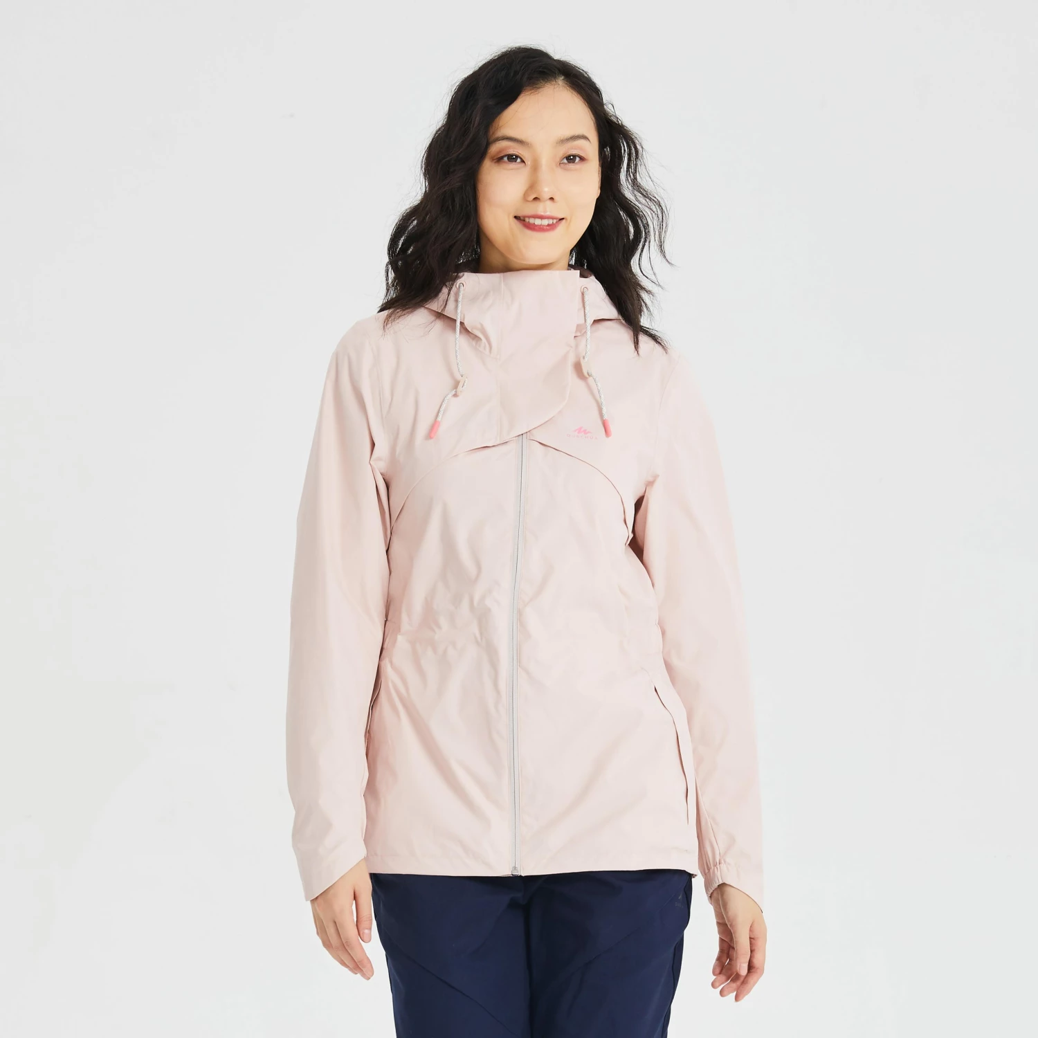 QUECHUA NH500 WOMAN JACKET CN PINK PINK 3 QUECHUA NH500 WOMAN JACKET CN PINK PINK - Image 3
