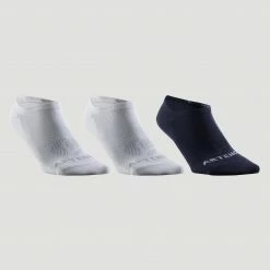 ARTENGO Low Sports Socks Tri-Pack RS 160 Snow white