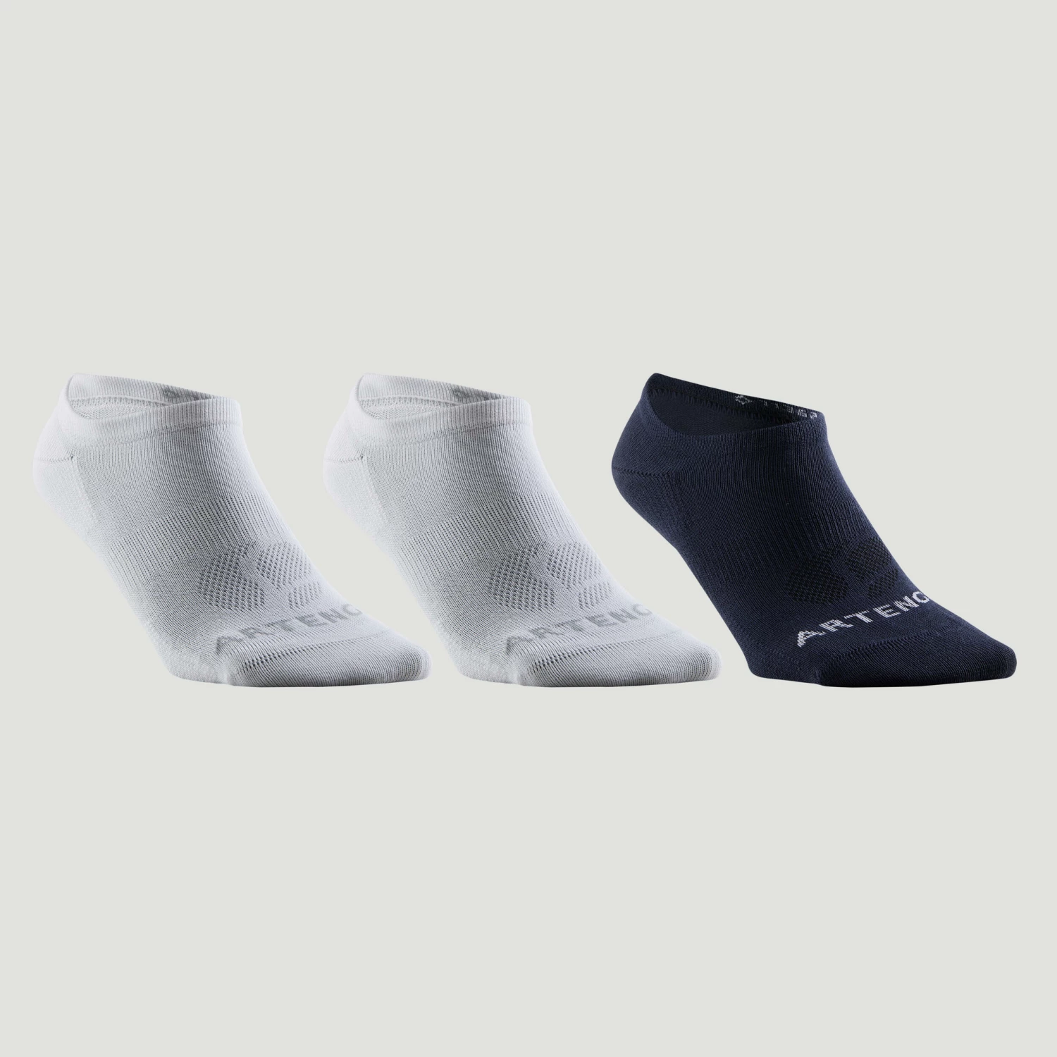 ARTENGO Low Sports Socks Tri-Pack RS 160 Snow white 1 ARTENGO Low Sports Socks Tri-Pack RS 160 Snow white