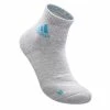 ADIDAS wucht P3 Badminton Socks Low Cut Grey with Signal Cyan Size 1 WHITE/Orange
