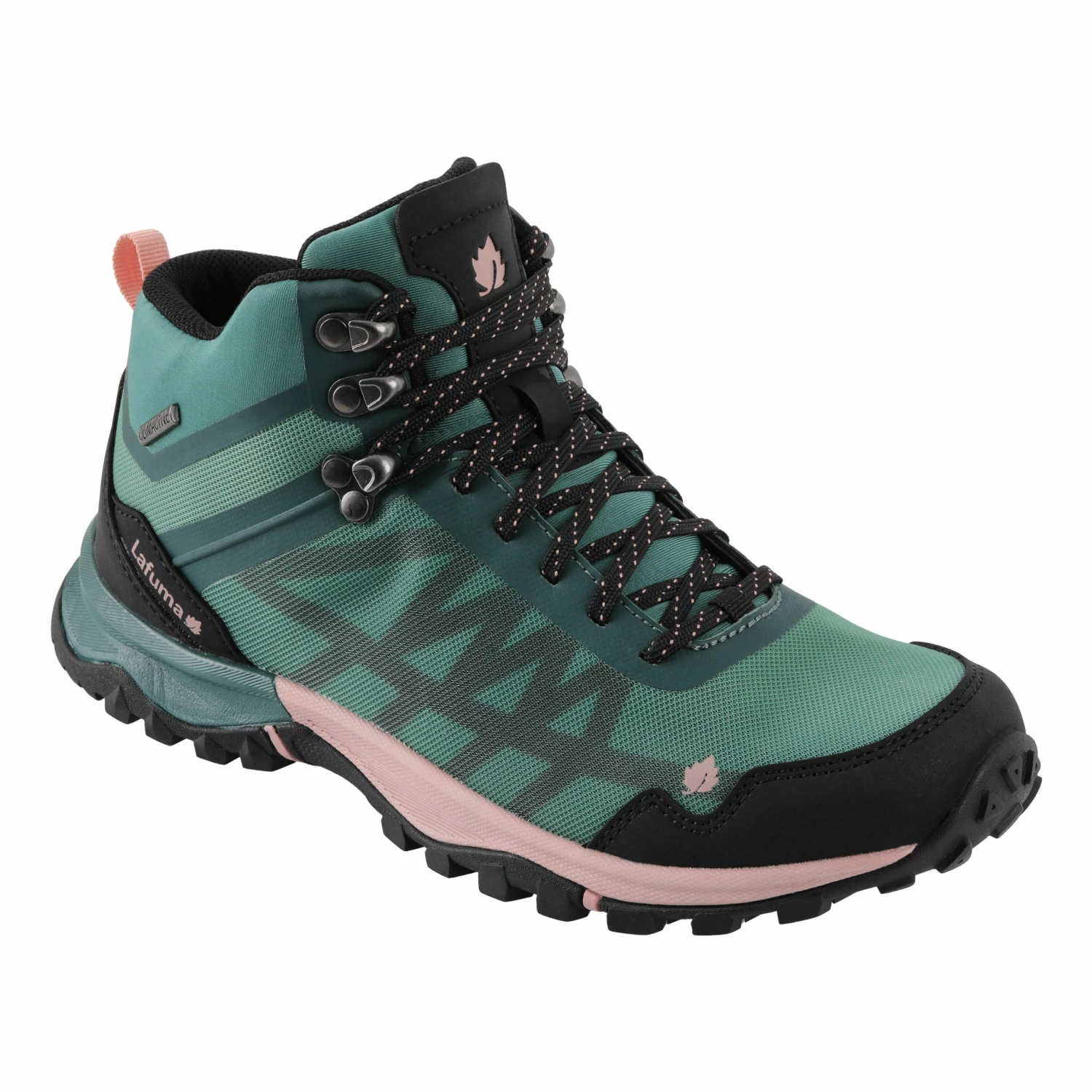 LAFUMA LADIES' ACCESS CLIMATIVE WATERPROOF MID CUT HIKING SHOES DARK GREEN 1 LAFUMA LADIES' ACCESS CLIMATIVE WATERPROOF MID CUT HIKING SHOES DARK GREEN