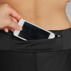 KALENJI RUN DRY + WOMEN'S SHORTS BUILT-IN TIGHT SHORTS - BLACK BLACK/BLACK -Women Sports Elegant Store k374c2e6f9385d15867d3ae15e33d834d