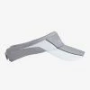 KALENJI ADJUSTABLE RUNNING VISOR - GREY MEN WOMEN Light grey/Foggy blue