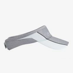 KALENJI ADJUSTABLE RUNNING VISOR - GREY MEN WOMEN Light grey/Foggy blue