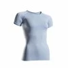 KIPRUN KIPRUN SKINCARE BREATHABLE WOMEN'S RUNNING T-SHIRT Faded denim/Foggy blue