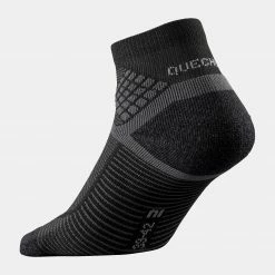 QUECHUA Hiking socks BLACK/Charcoal grey -Women Sports Elegant Store k3c4be2a712fb1fd065aba93549e42cd5