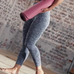 KIMJALY Seamless 7/8 Yoga Leggings Navy blue/BLACK -Women Sports Elegant Store k3cfc18912add04d801a3e2c2d2106138