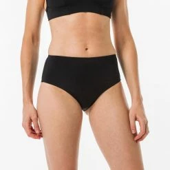 OLAIAN Romi Women's High-Waisted Surfing Swimsuit Bottoms BLACK