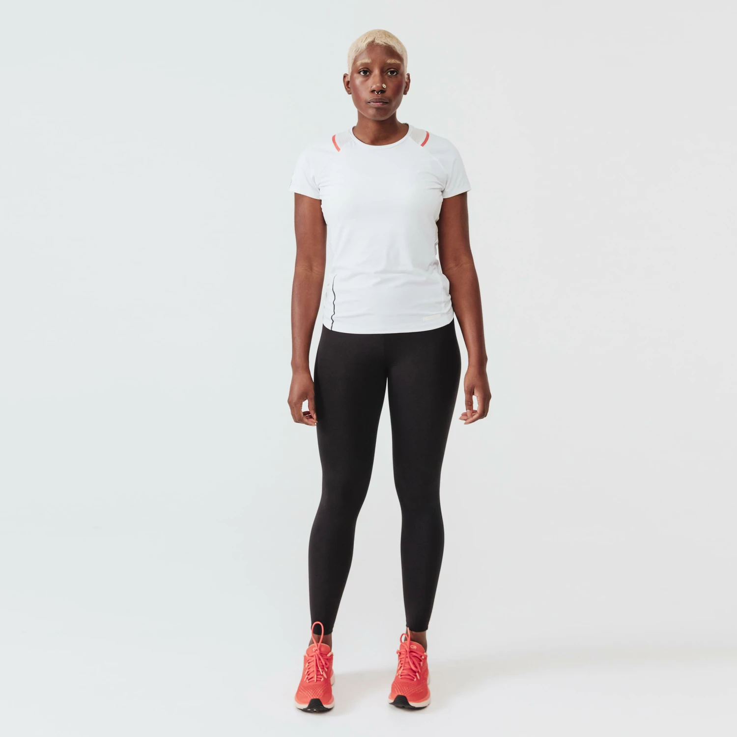 KALENJI RUN DRY + WOMEN'S RUNNING T-SHIRT Snow white 6 KALENJI RUN DRY + WOMEN'S RUNNING T-SHIRT Snow white - Image 6