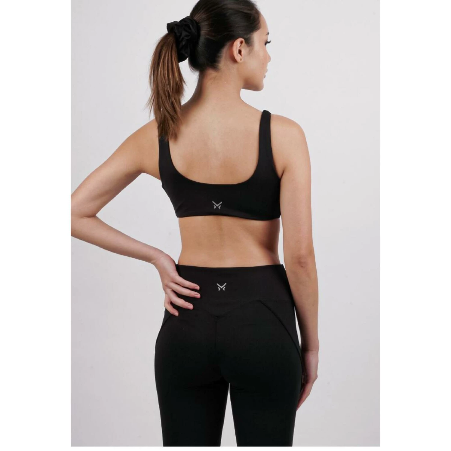 METANOIA THE LABEL Bare Essentials Functional Drawstrings Sports Bra BLACK 2 METANOIA THE LABEL Bare Essentials Functional Drawstrings Sports Bra BLACK - Image 2