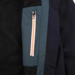 TRIBORD Women's sailing waterproof jacket SAILING 300 Asphalt blue/Storm grey/Fluo coral orange -Women Sports Elegant Store k402c988b0b1cb3d9cae3fc30d178571d