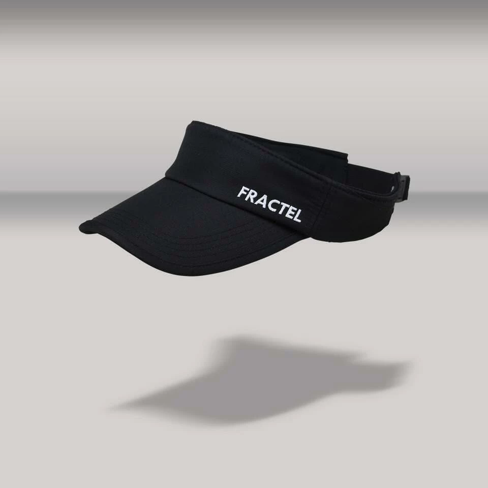 FRACTEL Fractel JET (All Black) Running Visor BLACK 1 FRACTEL Fractel JET (All Black) Running Visor BLACK