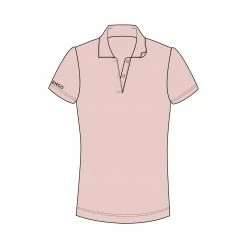 ARTENGO Women's Tennis Polo Shirt Dry 100 QUARTZ PINK