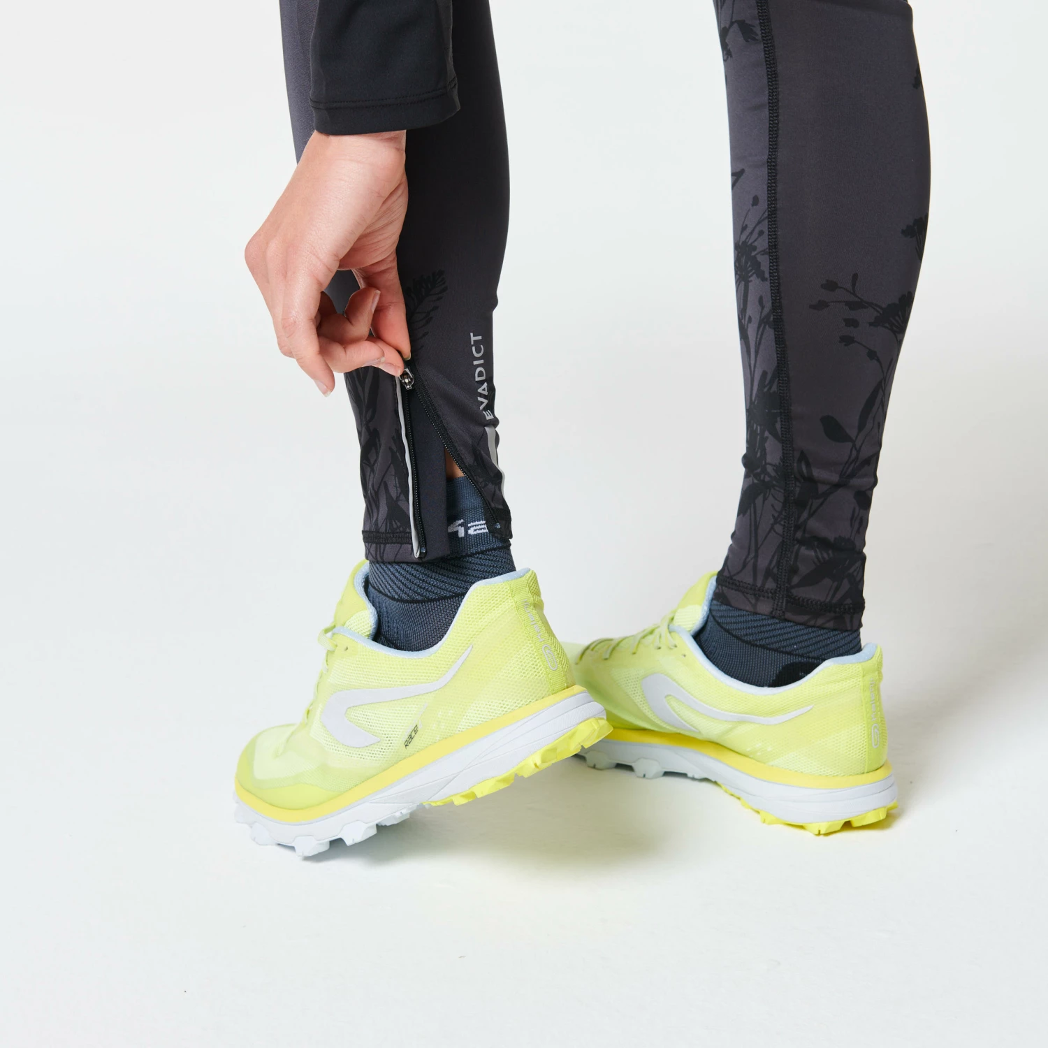 EVADICT WOMEN'S TRAIL RUNNING TIGHTS GREY 12 EVADICT WOMEN'S TRAIL RUNNING TIGHTS GREY - Image 12