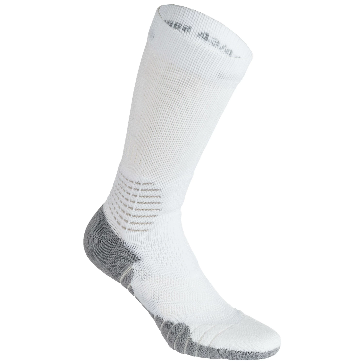TARMAK Men's/Women's Mid-Rise Basketball Socks SO900 WHITE 1 TARMAK Men's/Women's Mid-Rise Basketball Socks SO900 WHITE