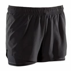 DOMYOS 500 Women's Cross Training Shorts BLACK/BLACK