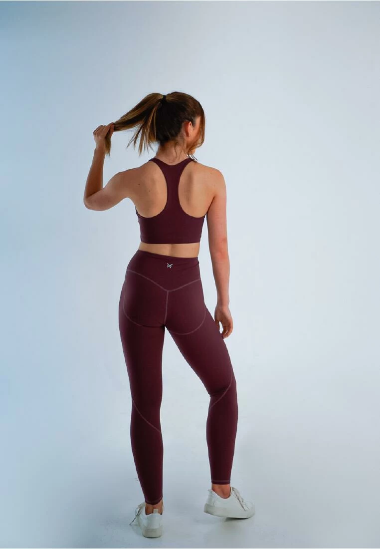 METANOIA THE LABEL Bare Sensations Naked-feel Sports Bra Burgundy 3 METANOIA THE LABEL Bare Sensations Naked-feel Sports Bra Burgundy - Image 3