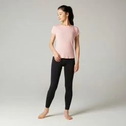 NYAMBA Women's Pilates & Gentle Gym T-Shirt 520 PURPLE 14 NYAMBA Women's Pilates & Gentle Gym T-Shirt 520 PURPLE -Women Sports Elegant Store k4a3db78174adcb3800d063fe6dc86ab0