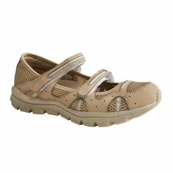 QUECHUA BREATHABLE NATURE HIKING SHOES Iced coffee