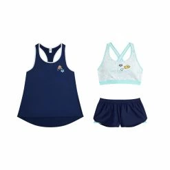 ARENA ARENA S21 L LINE FRIENDS BRA TOP 3PC W.MESH VEST PEPPER MINT GREEN