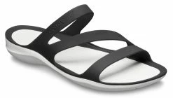 CROCS Swiftwater Sandal (Ladies) Black/White BLACK
