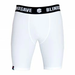 BLINDSAVE Compression Shorts WHITE