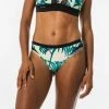 OLAIAN Women's surfing swimsuit bottoms with drawstring SAVANA PRESANA BLUE