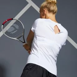 ARTENGO Women's Tennis T-Shirt TS Dry 100 Pale mint -Women Sports Elegant Store k4f3dbc90c4fc483f7a6cf0346abb888f