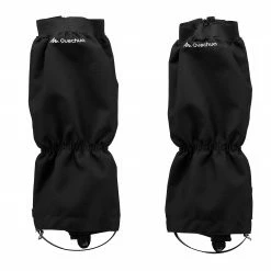 FORCLAZ TREK 500 Trekking Gaiters BLACK/BLACK
