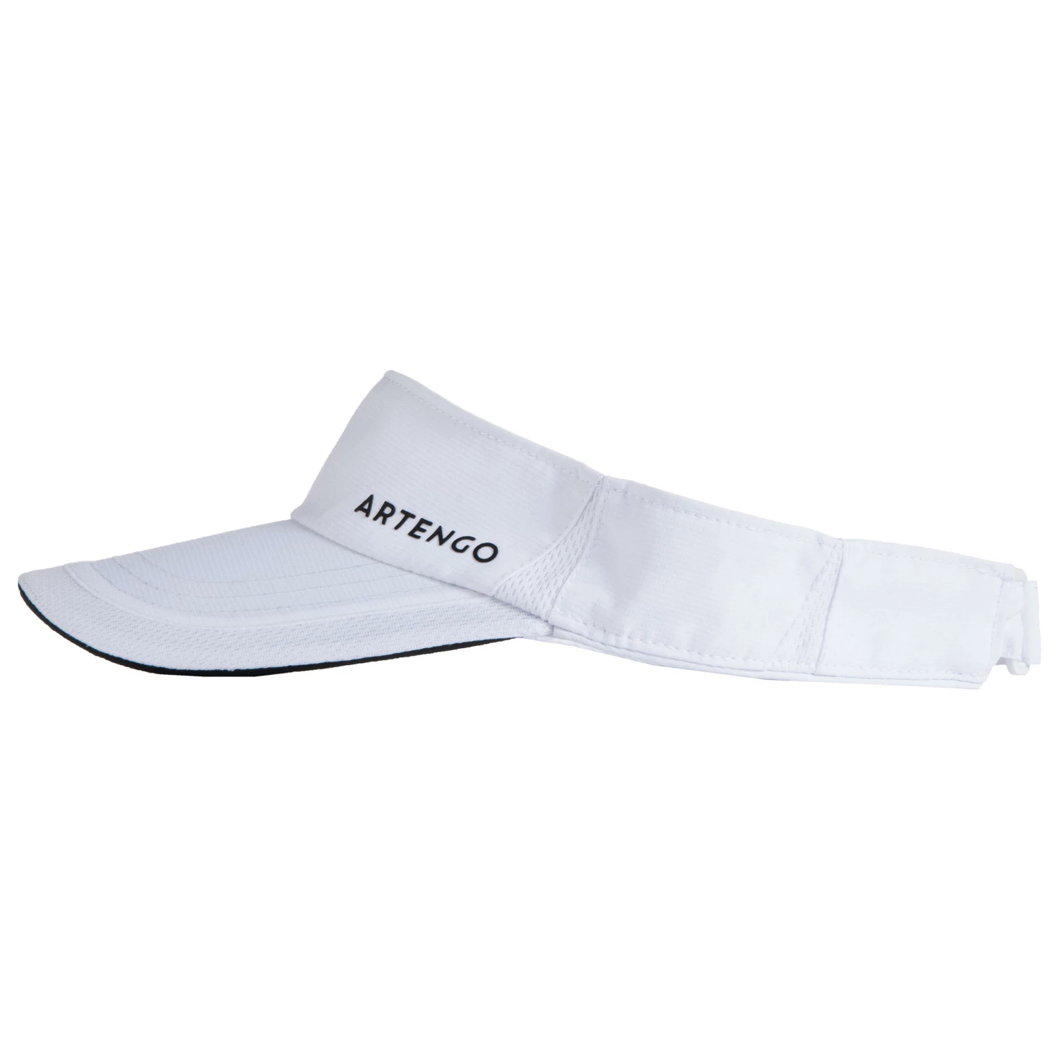 ARTENGO Tennis Visor TV 100 56 cm Snow white/BLACK 11 ARTENGO Tennis Visor TV 100 56 cm Snow white/BLACK - Image 11