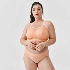 KALENJI COMFORT RUNNING BRA Khaki grey/Khaki grey/Khaki grey -Women Sports Elegant Store k57dd8905923c7f0f5aafa8c42a4007de