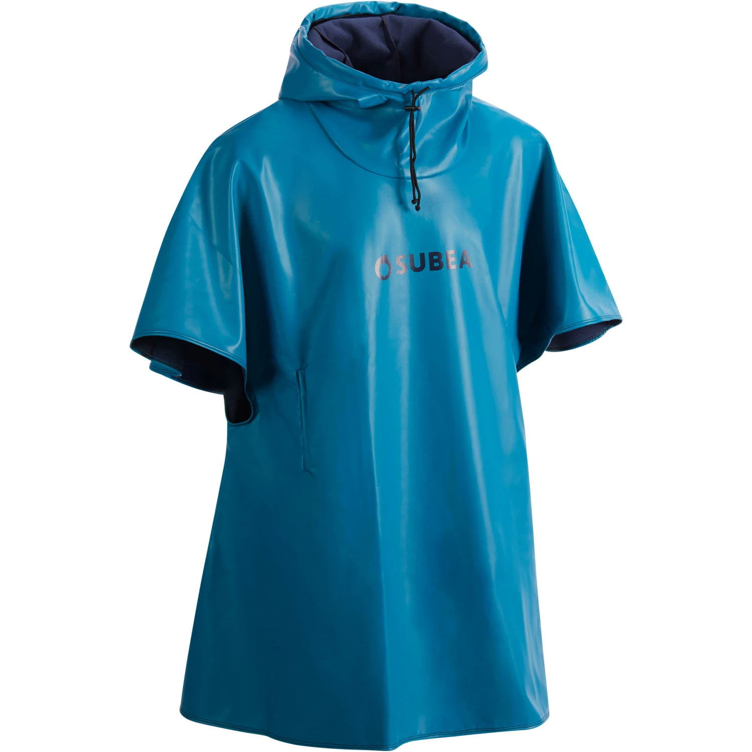 SUBEA SCD windbreaker fleece poncho for scuba diving blue Deep petrol blue 1 SUBEA SCD windbreaker fleece poncho for scuba diving blue Deep petrol blue