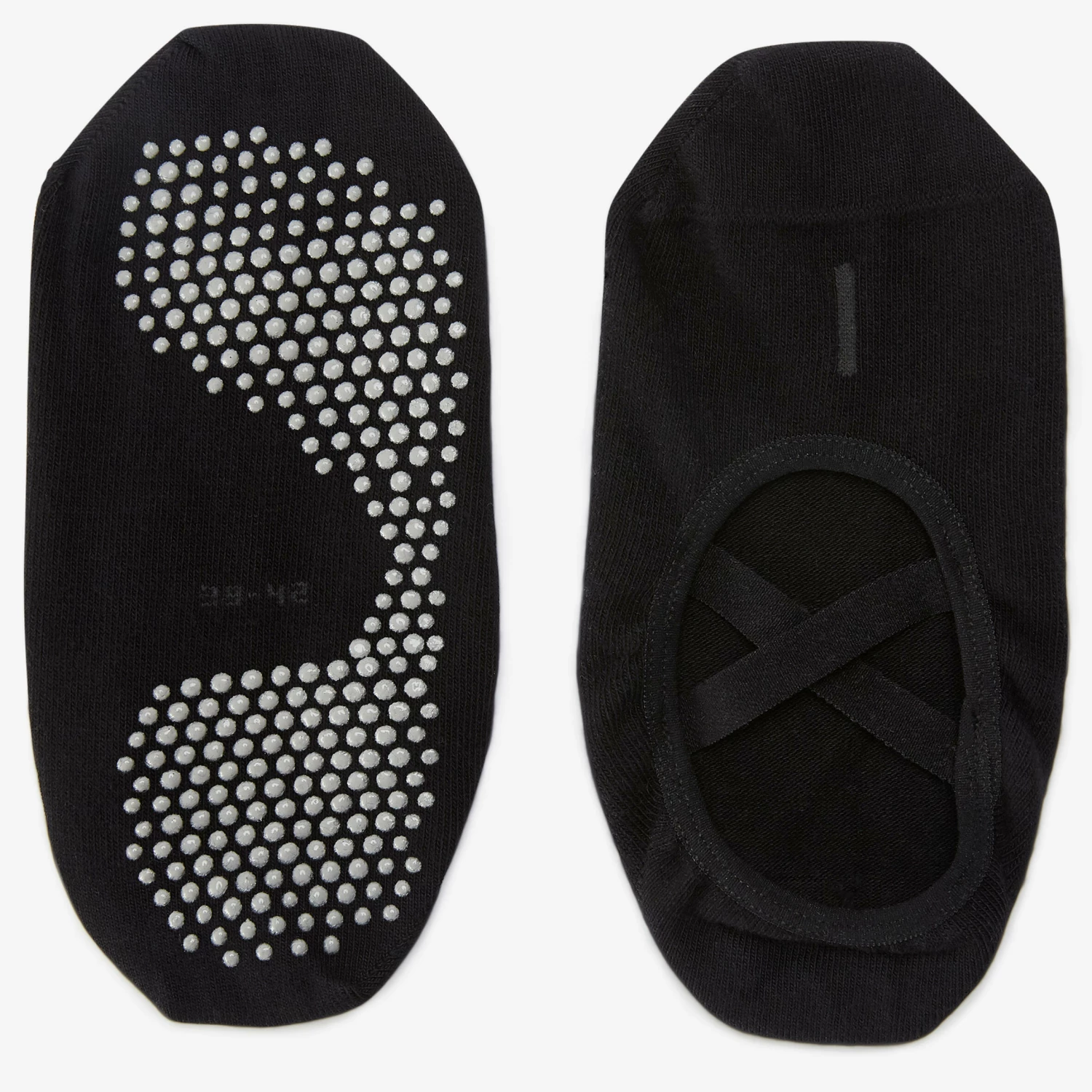 NYAMBA Women's Non-Slip Pilates & Gentle Gym Ballet Sport Socks BLACK 6 NYAMBA Women's Non-Slip Pilates & Gentle Gym Ballet Sport Socks BLACK - Image 6