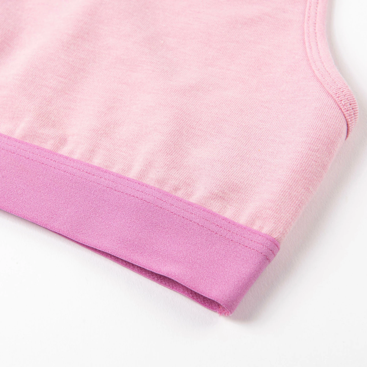 DOMYOS Girls' Gym Sports Bra 100 Light rose/Light rose/PINK 6 DOMYOS Girls' Gym Sports Bra 100 Light rose/Light rose/PINK - Image 6