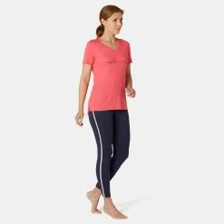 NYAMBA Women's Slim-Fit Pilates & Gentle Gym Sport 7/8 Leggings 510 Navy blue 11 NYAMBA Women's Slim-Fit Pilates & Gentle Gym Sport 7/8 Leggings 510 Navy blue -Women Sports Elegant Store k6570be1c994b4dfe978bf5d2a332c483
