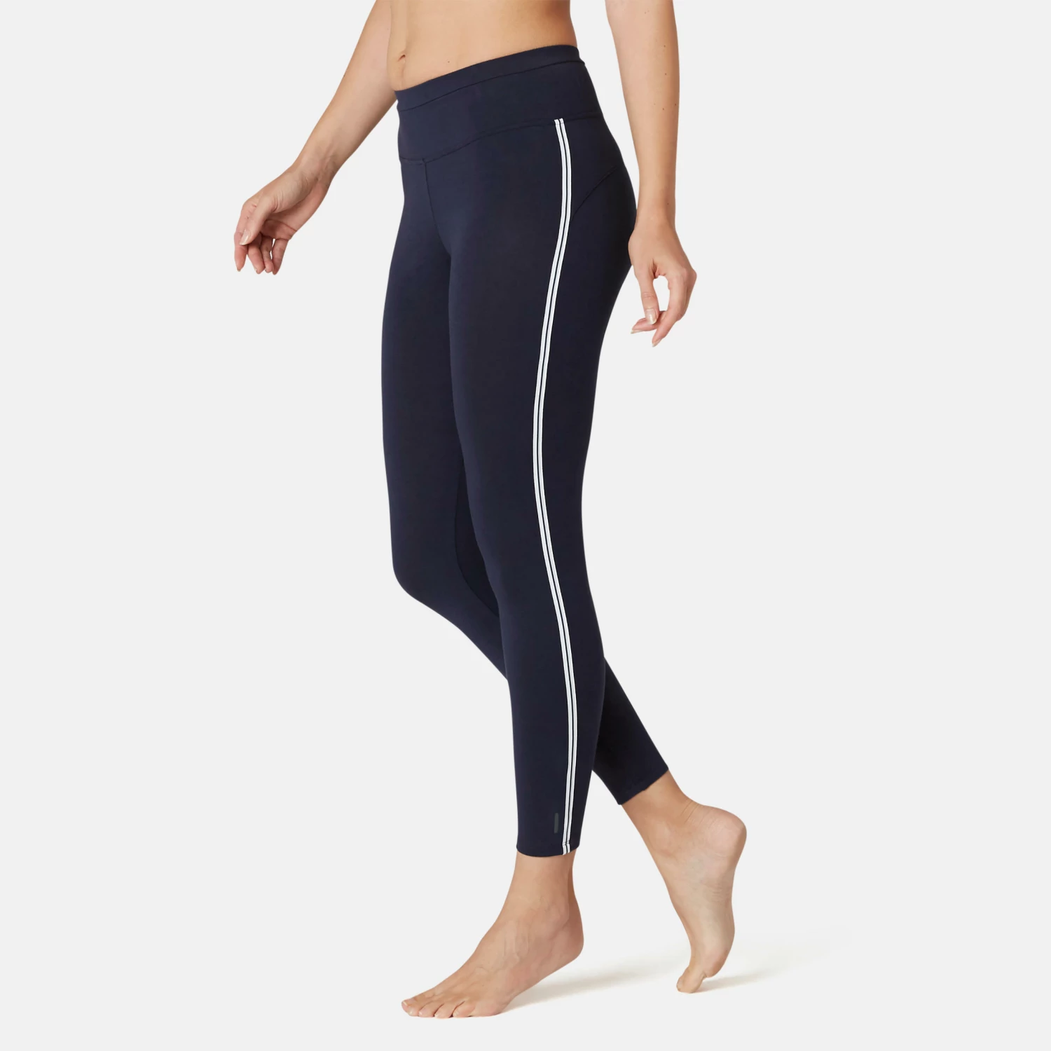 NYAMBA Women's Slim-Fit Pilates & Gentle Gym Sport 7/8 Leggings 510 Navy blue 2 NYAMBA Women's Slim-Fit Pilates & Gentle Gym Sport 7/8 Leggings 510 Navy blue - Image 2