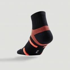 ARTENGO RS 560 Mid Sports Socks Tri-Pack BLACK -Women Sports Elegant Store k67dc9ddc28f799299061e529e9afdfe0