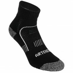 ARTENGO RS 900 Mid Sports Socks Tri-Pack BLACK -Women Sports Elegant Store k68ed4f46b7b94c4c96ba16bc32becb02