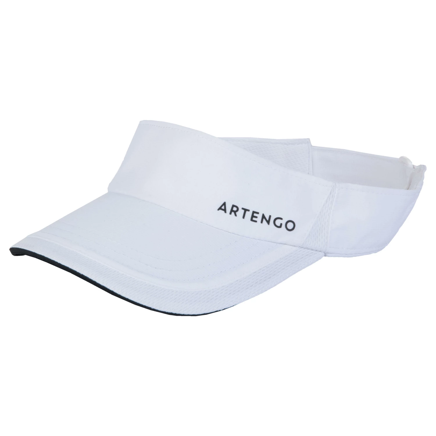 ARTENGO Tennis Visor TV 100 56 cm Snow white/BLACK 1 ARTENGO Tennis Visor TV 100 56 cm Snow white/BLACK