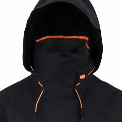 TRIBORD Women's sailing waterproof jacket SAILING 300 Asphalt blue/Storm grey/Fluo coral orange -Women Sports Elegant Store k6a5cc6c7dbf648ed14ea0c1e983bc28b