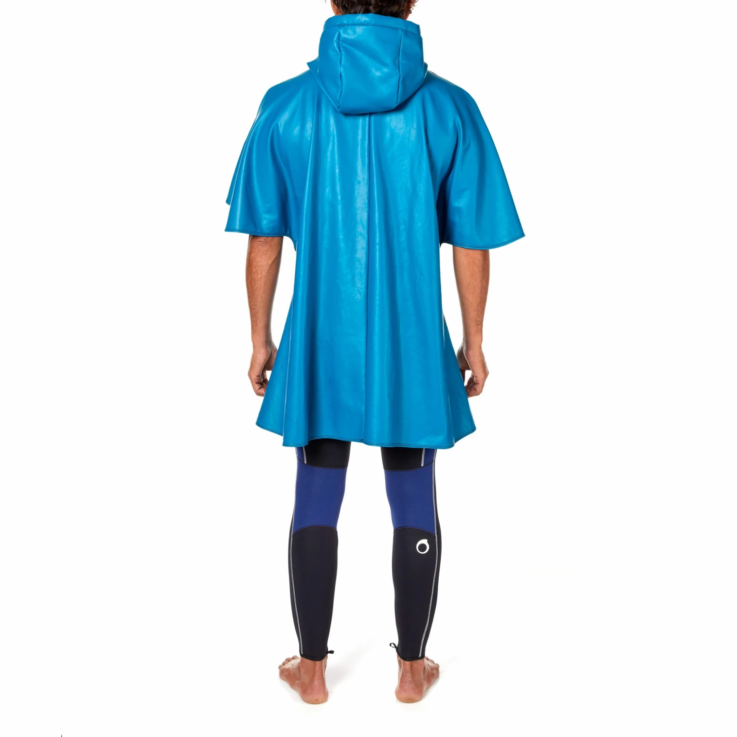SUBEA SCD windbreaker fleece poncho for scuba diving blue Deep petrol blue 4 SUBEA SCD windbreaker fleece poncho for scuba diving blue Deep petrol blue - Image 4