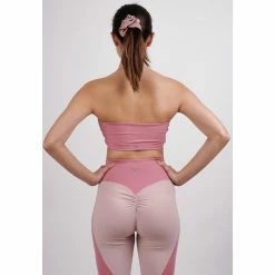 METANOIA THE LABEL Self Love Pink Halter Sports Bra LIGHT PINK/Bright pink -Women Sports Elegant Store k6b9c491dc8eb8cbe2992bf5292fe166e