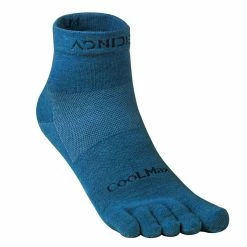 AONIJIE E4109S Sports Toe Socks | MidTop | Coolmax BLUE
