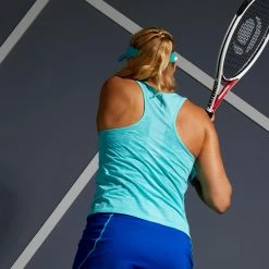 ARTENGO TK Light 990 Women's Tennis Tank Top Turquoise green 16 ARTENGO TK Light 990 Women's Tennis Tank Top Turquoise green -Women Sports Elegant Store k6cd71375d5b003eba82569f521a059e5