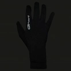 KALENJI Running Tactile Gloves BLACK -Women Sports Elegant Store k6dfda6fea0777b62b4a2d9950af109f7