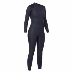 OLAIAN SURF 100 Neoprene wetsuit 2/2 mm women’s Marine blue back zip Navy blue/Pale Coral -Women Sports Elegant Store k7106e39e61a15bae8e498a094b7e90f8