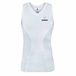 BLINDSAVE Compression Shirt Sleeveless WHITE