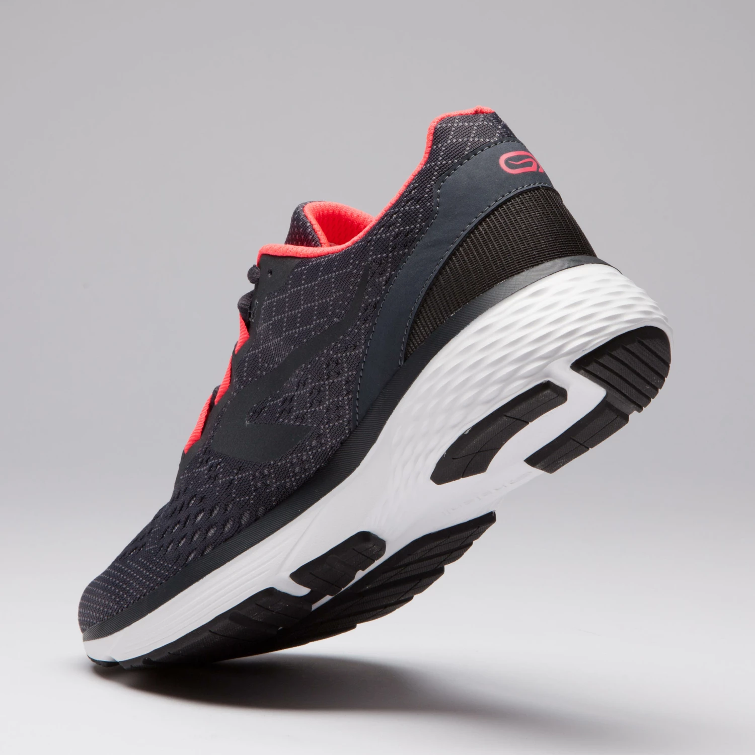 KALENJI RUN SUPPORT WOMEN'S RUNNING SHOES GREY CORAL PINK 7 KALENJI RUN SUPPORT WOMEN'S RUNNING SHOES GREY CORAL PINK - Image 7