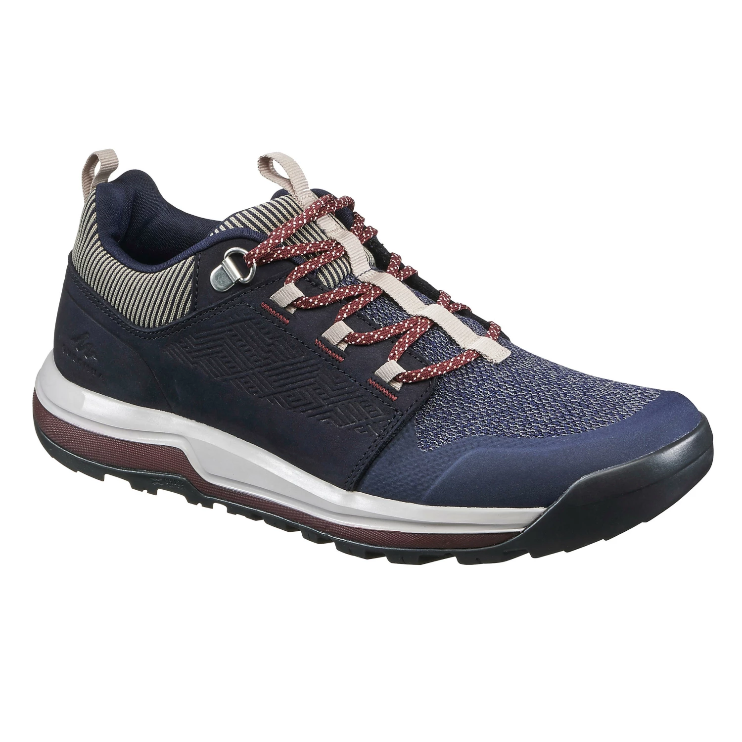 QUECHUA NATURE HIKING SHOES Navy blue/Asphalt blue/Chocolate truffle 5 QUECHUA NATURE HIKING SHOES Navy blue/Asphalt blue/Chocolate truffle - Image 5